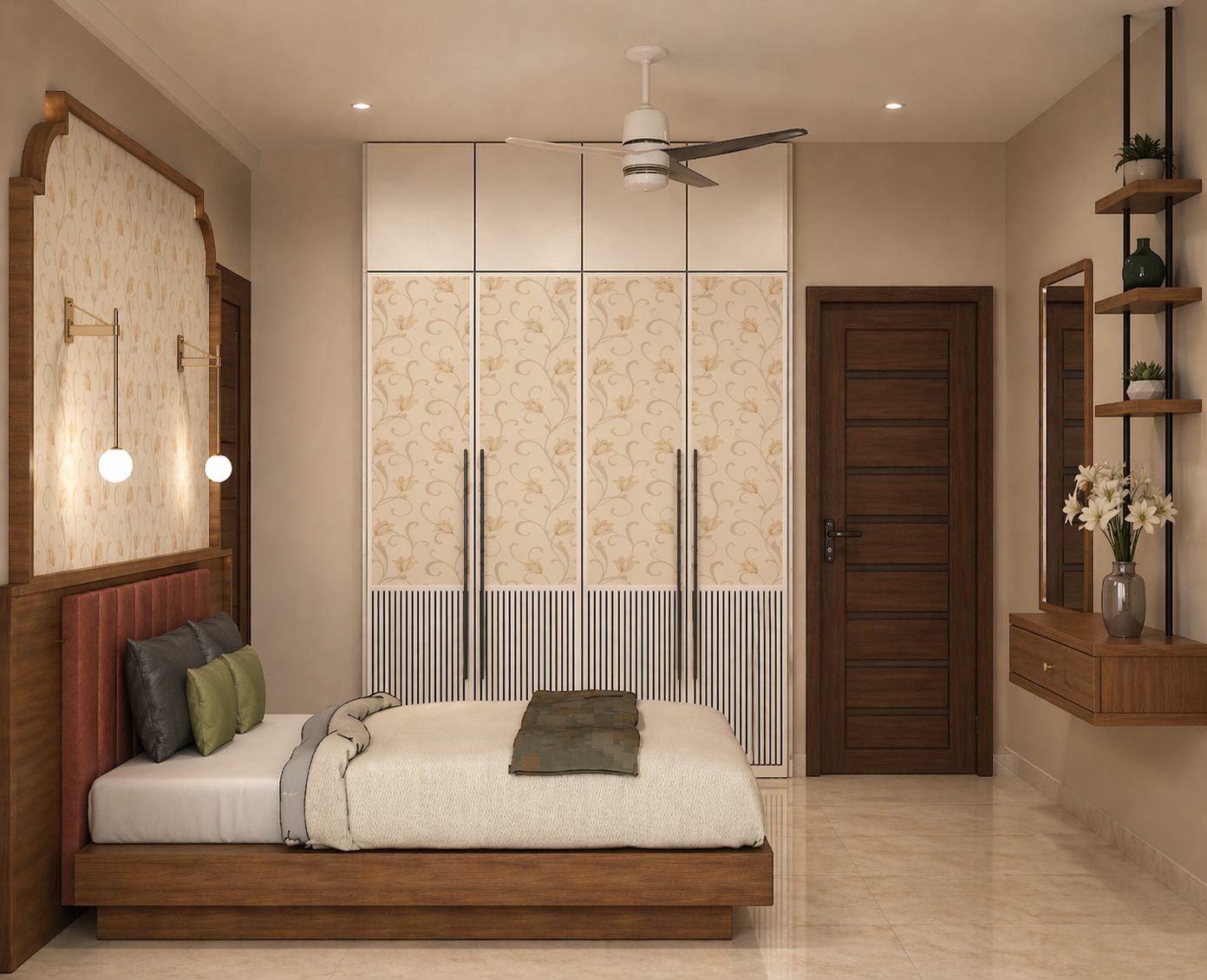 3D visualisation of Master Bedroom by Design DNA